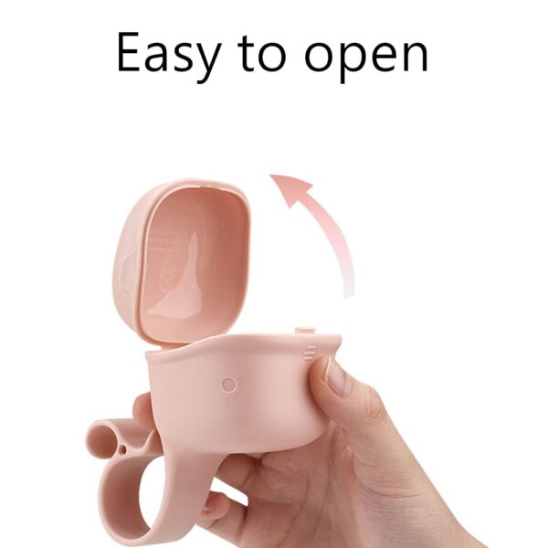 BC Babycare Portable Baby Pacifier Box Dustproof Cute Shark-Shaped Pacifier Snack Travel Storage Box Safe PP Nipple Holder Case