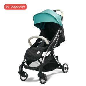 BC Babycare Automatic Folding Baby Stroller Sit Lying Shock Absorbers Travel Visible Lightweight Umbrella Strollers for Babies