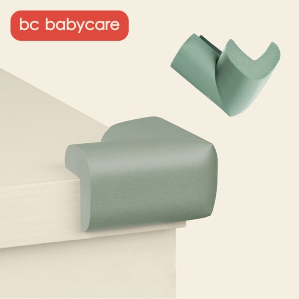 BC Babycare 4Pcs Baby Safety L U Shape Table Corner Guards Children Soft Furniture Edge Corner Protector Guards Toddler BPA Free
