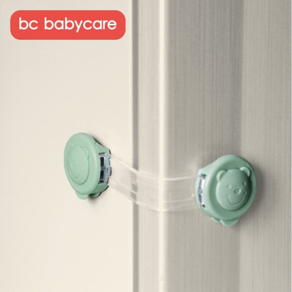 BC Babycare Set of 2 Home Multifunctional Cabinet Safety Locks Durable Baby Proofing Drawer Locks Child Proof Safety Locks