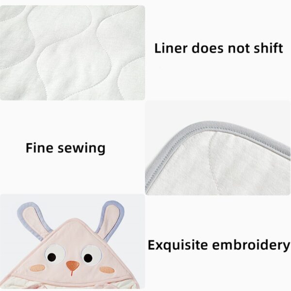 BC Babycare Animals Bear Hooded Swaddle Blanket Baby Winter Shoulder Guard Windproof Cotton Soft Wrap Sleeping Bag Newborns 0-3Y