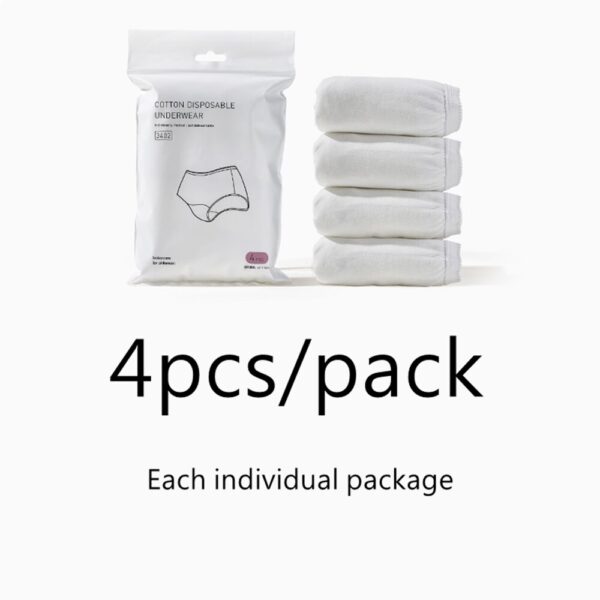 BC Babycare 4/8pcs Disposable Pregnant Cotton Underwear Women Travel Breathable Soft Elasticity Postpartum Panties Briefs