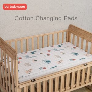 BC Babycare Baby Waterproof Mat Infant Reusable Diaper Cotton Changing Pads Cover Foldable Washable Portable Skin-friendly Sheet