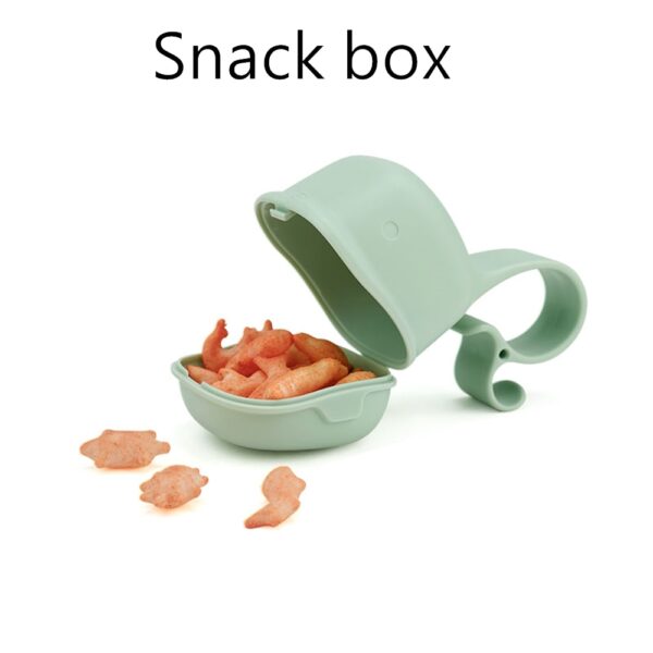 BC Babycare Portable Baby Pacifier Box Dustproof Cute Shark-Shaped Pacifier Snack Travel Storage Box Safe PP Nipple Holder Case