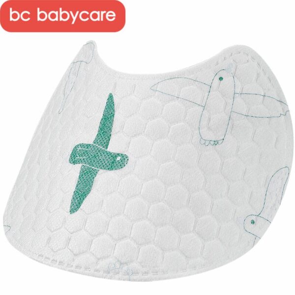 BC Babycare 50 Pcs Baby Bibs Printed Breathable Soft Newborn Cute Saliva Towel Portable Sticky Waterproof Disposable Bib