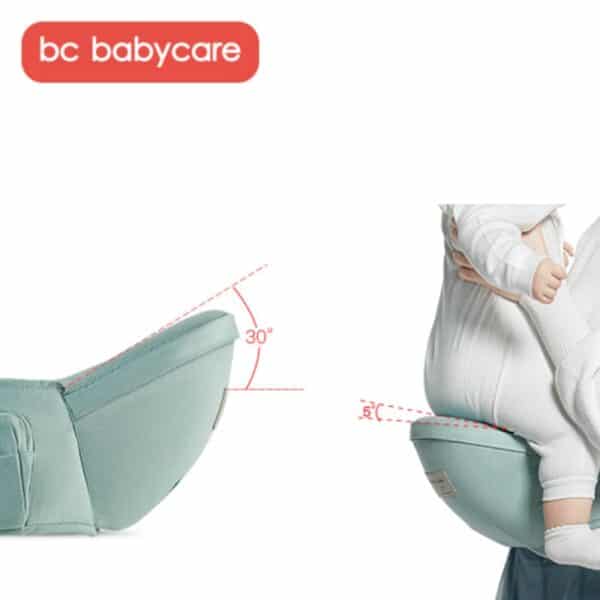 BC Babycare Baby Waist Stool Carrier Kids Hip Seat Child Infant Toddler with Buckle Pocket Baby Hip Seat Carrier Waist Stool