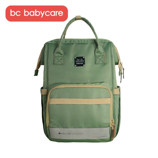 BC Babycare Insulated Waterproof Travel Backpack Diaper Bag Organizer Large Capacity Tote Shoulder Nappy Bags Mommy Backpack