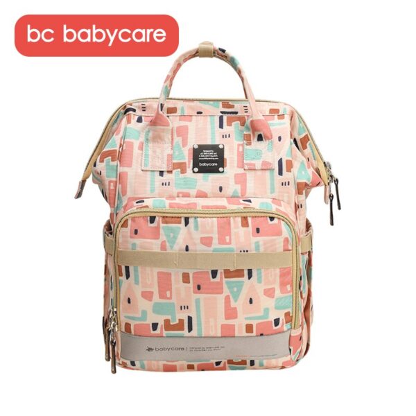 BC Babycare Insulated Waterproof Travel Backpack Diaper Bag Organizer Large Capacity Tote Shoulder Nappy Bags Mommy Backpack