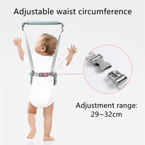 BC Babycare Cotton Baby Walker Safety Harness Leashes Adjustable Toddler Learing Walking Assistant U-shape Belt