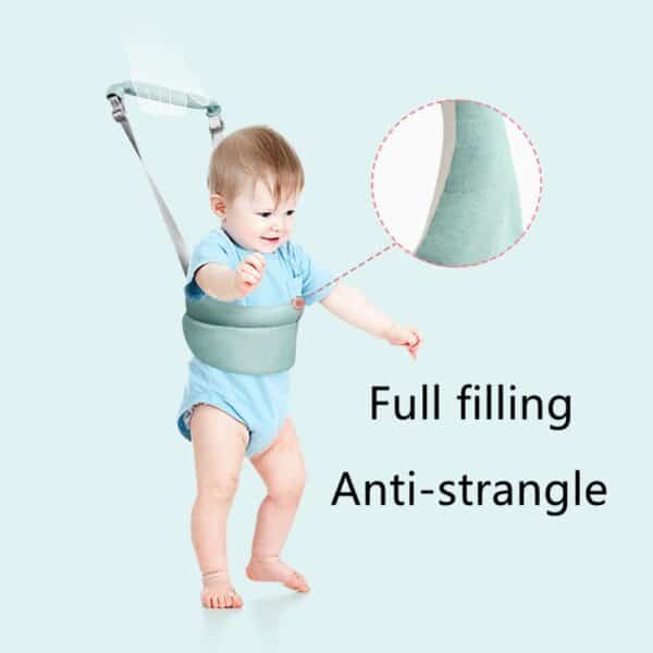 BC Babycare Cotton Baby Walker Safety Harness Leashes Adjustable Toddler Learing Walking Assistant U-shape Belt