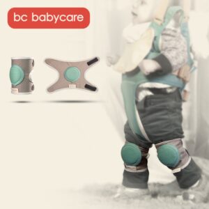 BC Babycare 1 pair Baby Knee Pads Protector Breathable Soft Silicone Non-Slip Safety Crawling Toddler Kids Kneecap Leg Pad