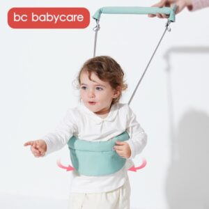 BC Babycare Cotton Baby Walker Safety Harness Leashes Adjustable Toddler Learing Walking Assistant U-shape Belt