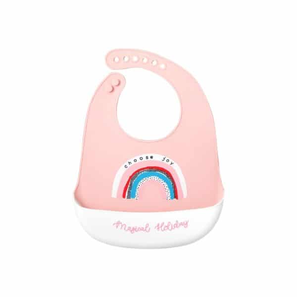 FoBaby bibs Waterproof Silicone Feeding Baby bibs Newborn Cartoon Aprons Adjustable Different styles of Bibs 1PCS