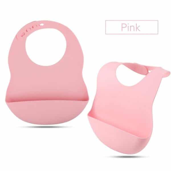 FoBaby bibs Waterproof Silicone Feeding Baby bibs Newborn Cartoon Aprons Adjustable Different styles of Bibs 1PCS