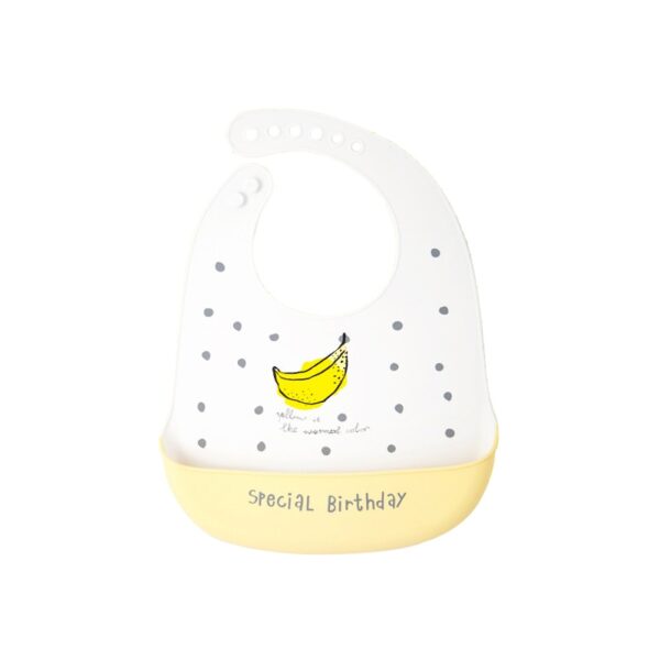 FoBaby bibs Waterproof Silicone Feeding Baby bibs Newborn Cartoon Aprons Adjustable Different styles of Bibs 1PCS